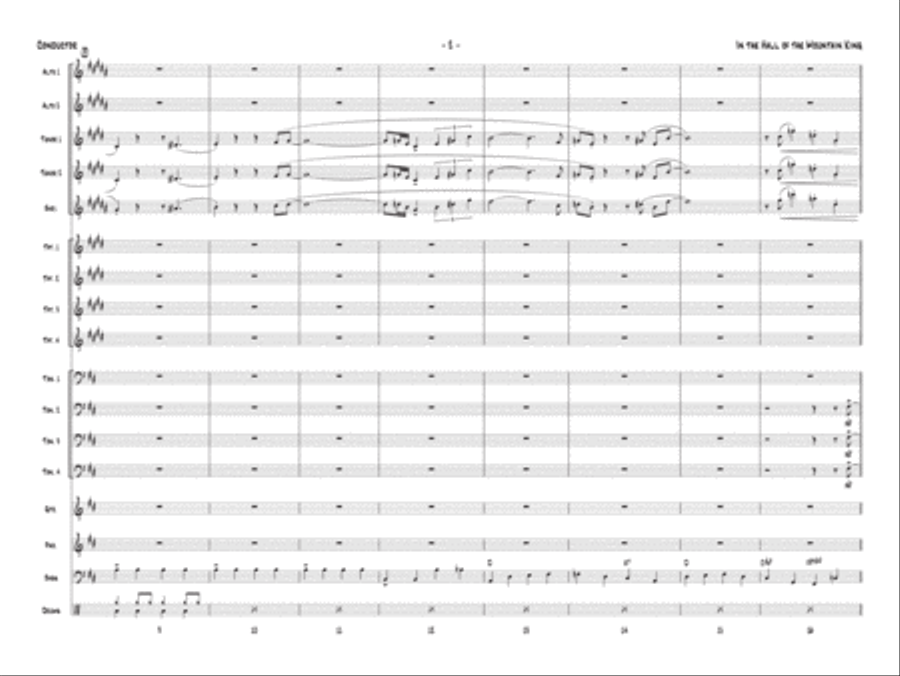 Peer Gynt Suite Peer Gynt Suite Jazz Ensemble scores gallery preview page 8