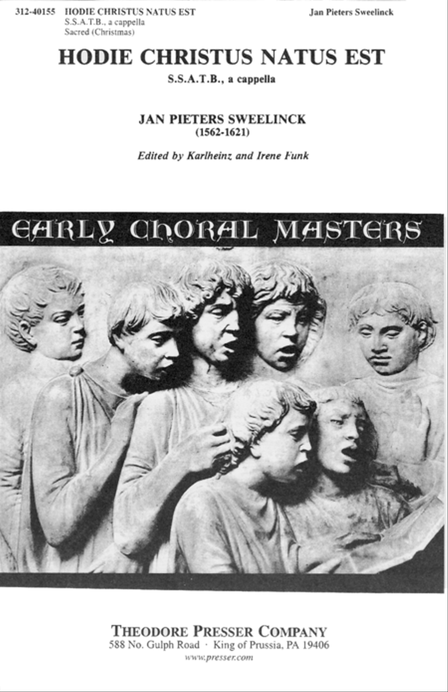 Hodie Christus Natus Est SSATB scores gallery preview page 1