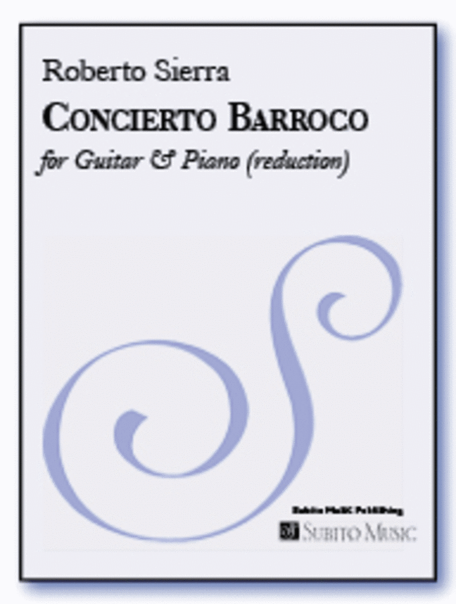 Concierto Barroco concerto Classical Guitar scores gallery preview page 1