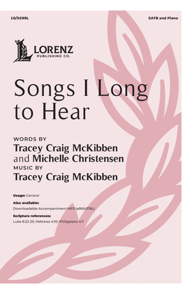 Book cover for Songs I Long to Hear
