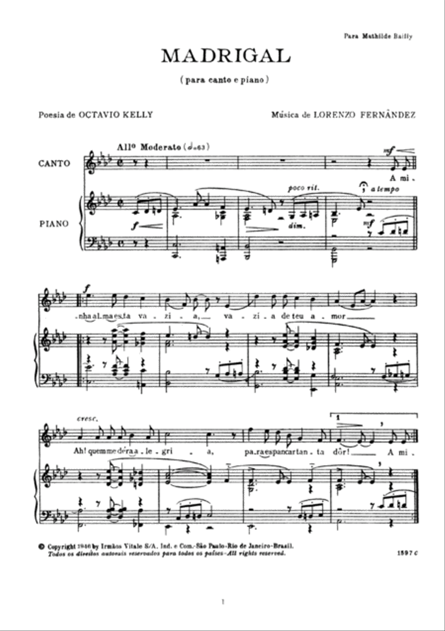 Madrigal Madrigal Choir scores gallery preview page 3