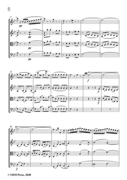 Mozart-String Quartet No.17 in B flat Major,The Hunt,K.458 image number null