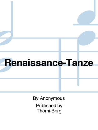 Book cover for Renaissance-Tanze