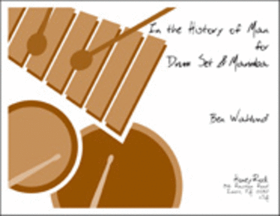 In The History Of Man Drum Set scores gallery preview page 1
