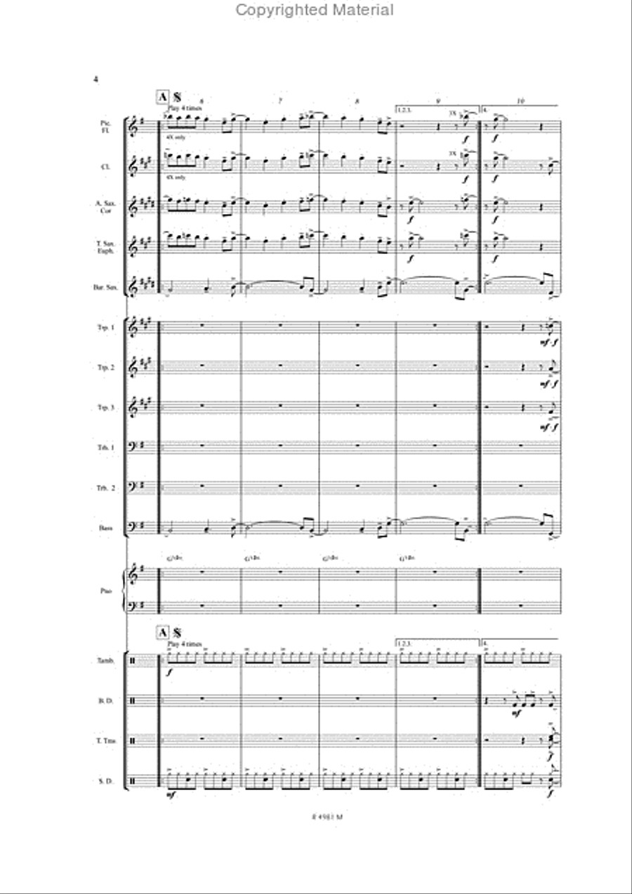 Birdland Birdland Marching Band scores gallery preview page 3