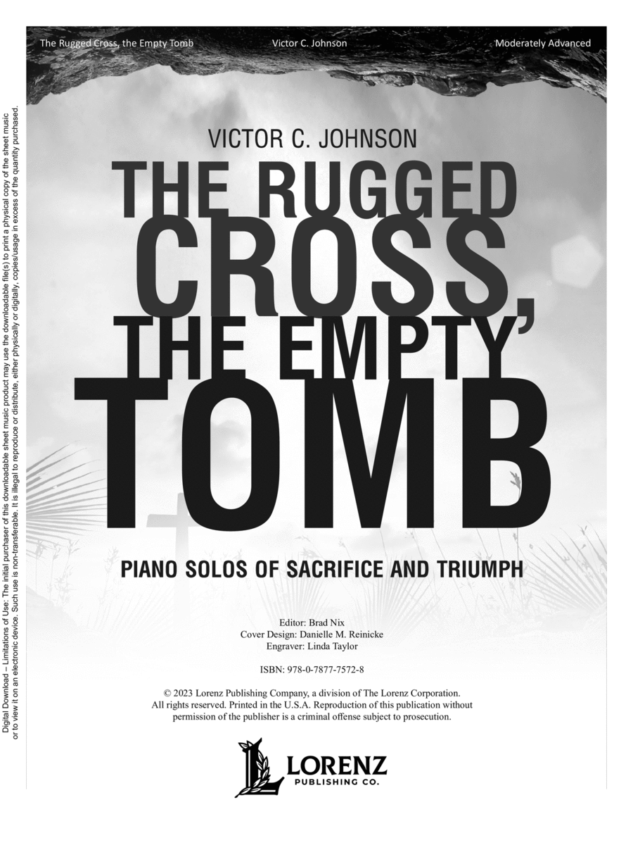 The Rugged Cross, the Empty Tomb Piano Solo scores gallery preview page 1