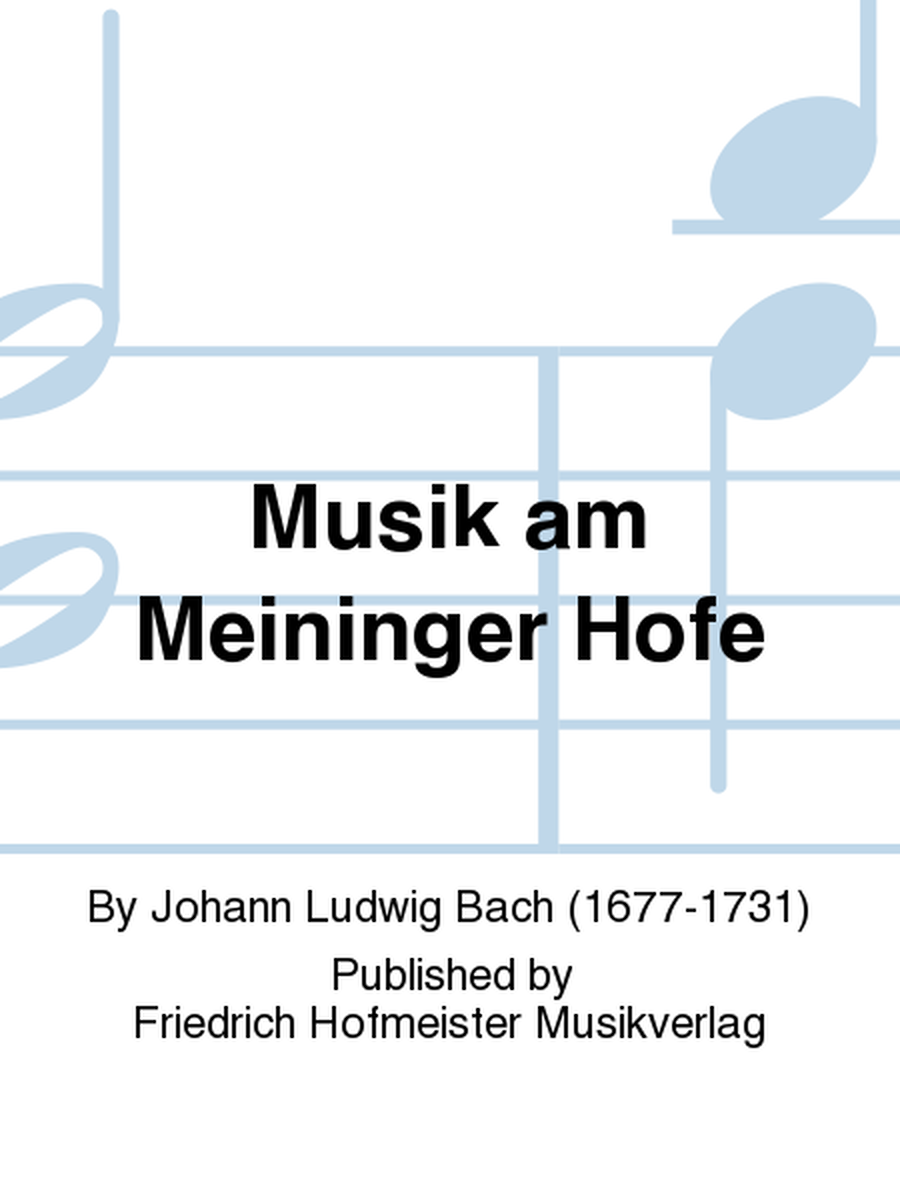 Musik am Meininger Hofe