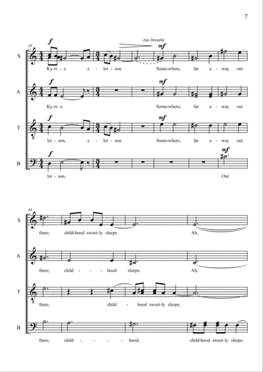 Once a Child Once a Child 4-Part scores gallery preview page 7