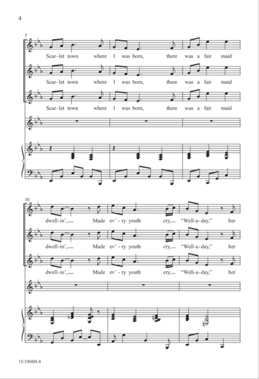 Barbara Allen Barbara Allen SSA scores gallery preview page 4