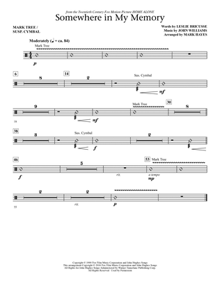 Somewhere in My Memory (arr. Mark Hayes) - Percussion