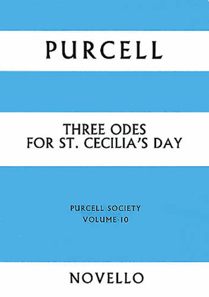 Book cover for Three Odes For St. Cecilia's Day