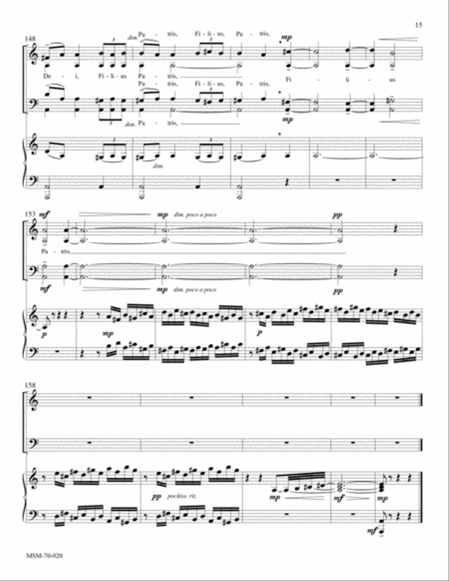 Gloria Gloria Divisi scores gallery preview page 9
