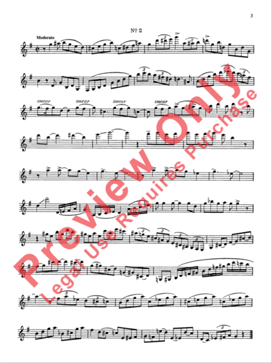Artie Shaw's Jazz Technic, Book 2 Clarinet scores gallery preview page 4