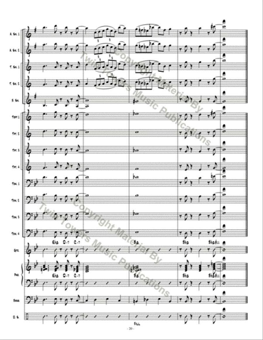 Ice is Nice Jazz Ensemble scores gallery preview page 21