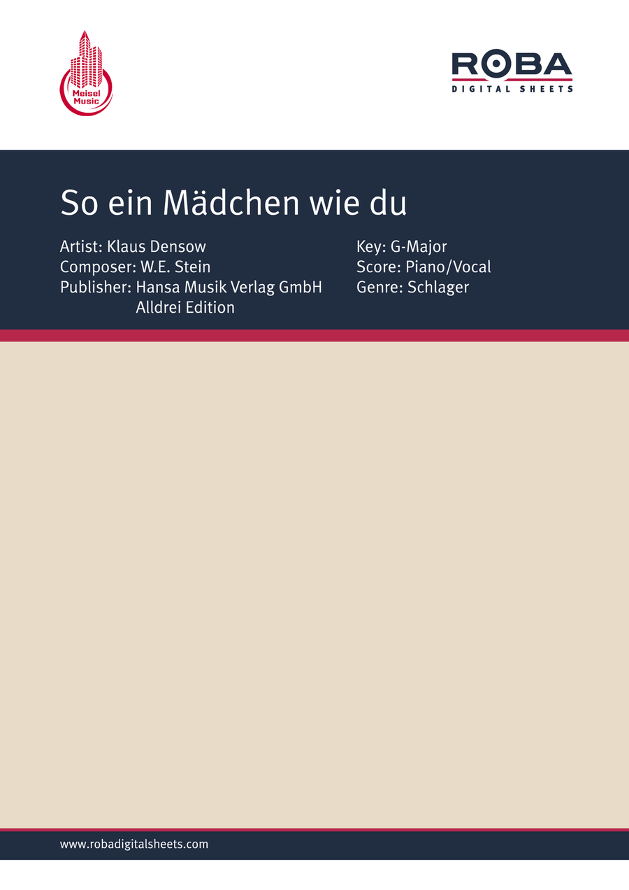 So ein Madchen wie du