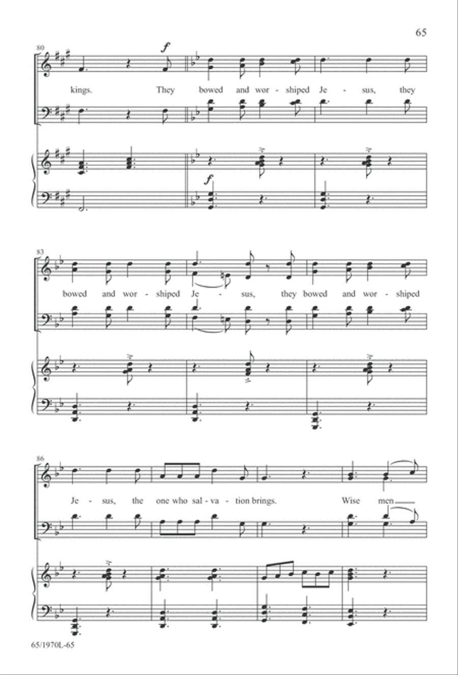 A Great and Mighty Wonder 4-Part scores gallery preview page 66