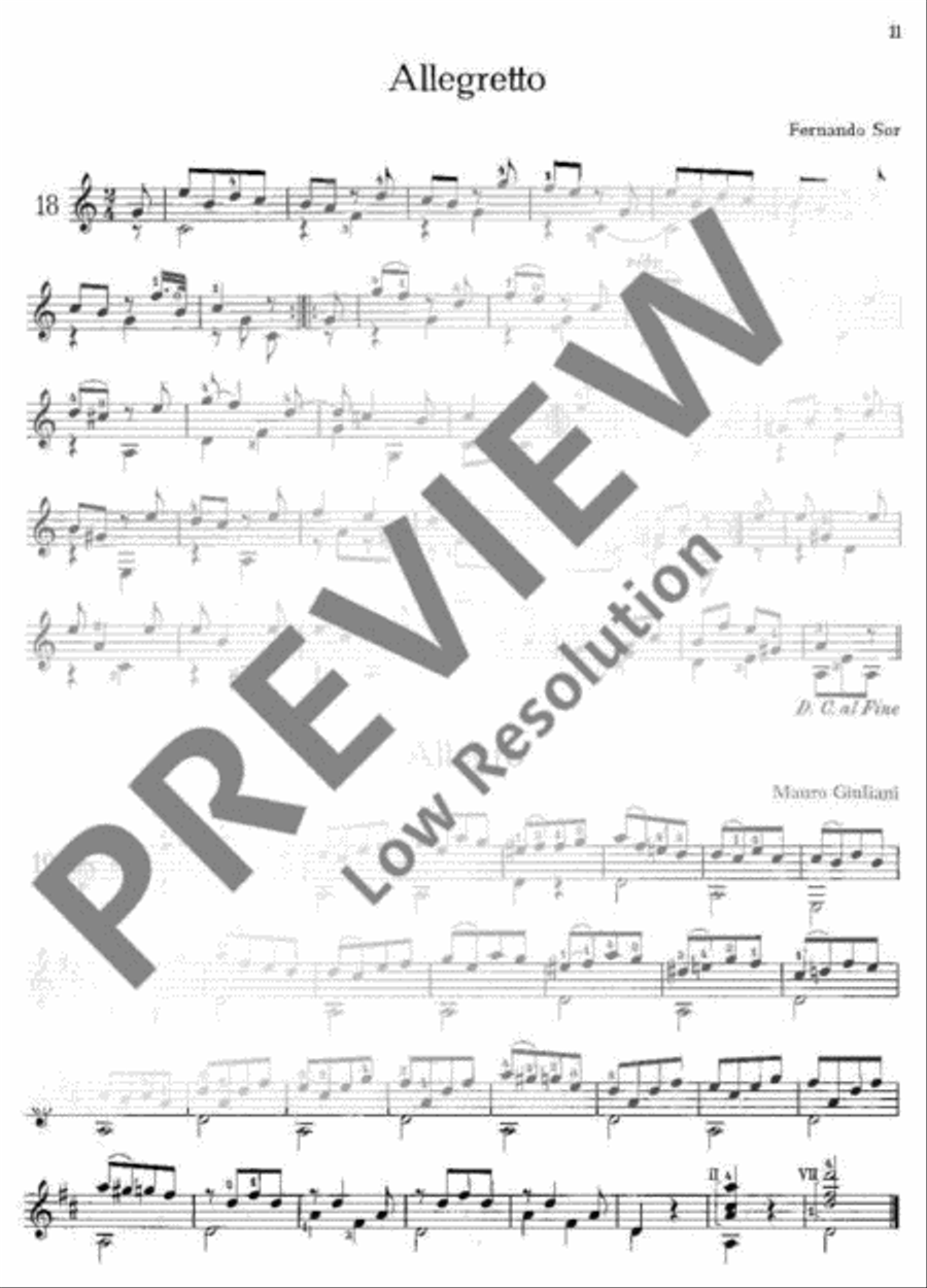 Easy Guitar playing Easy Guitar scores gallery preview page 12