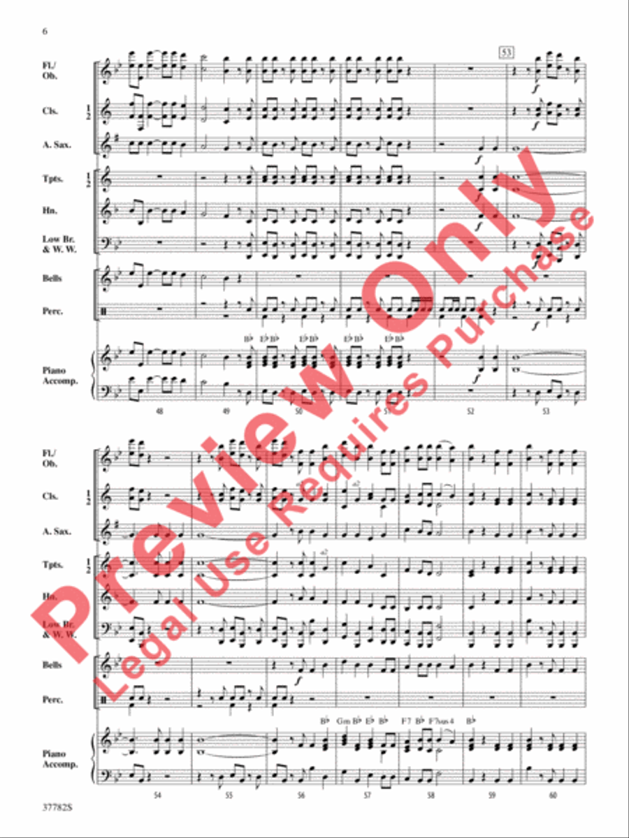 Two Holiday Classics Two Holiday Classics Concert Band scores gallery preview page 7