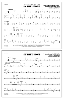 In the Stone (arr. Paul Murtha) - Cymbals