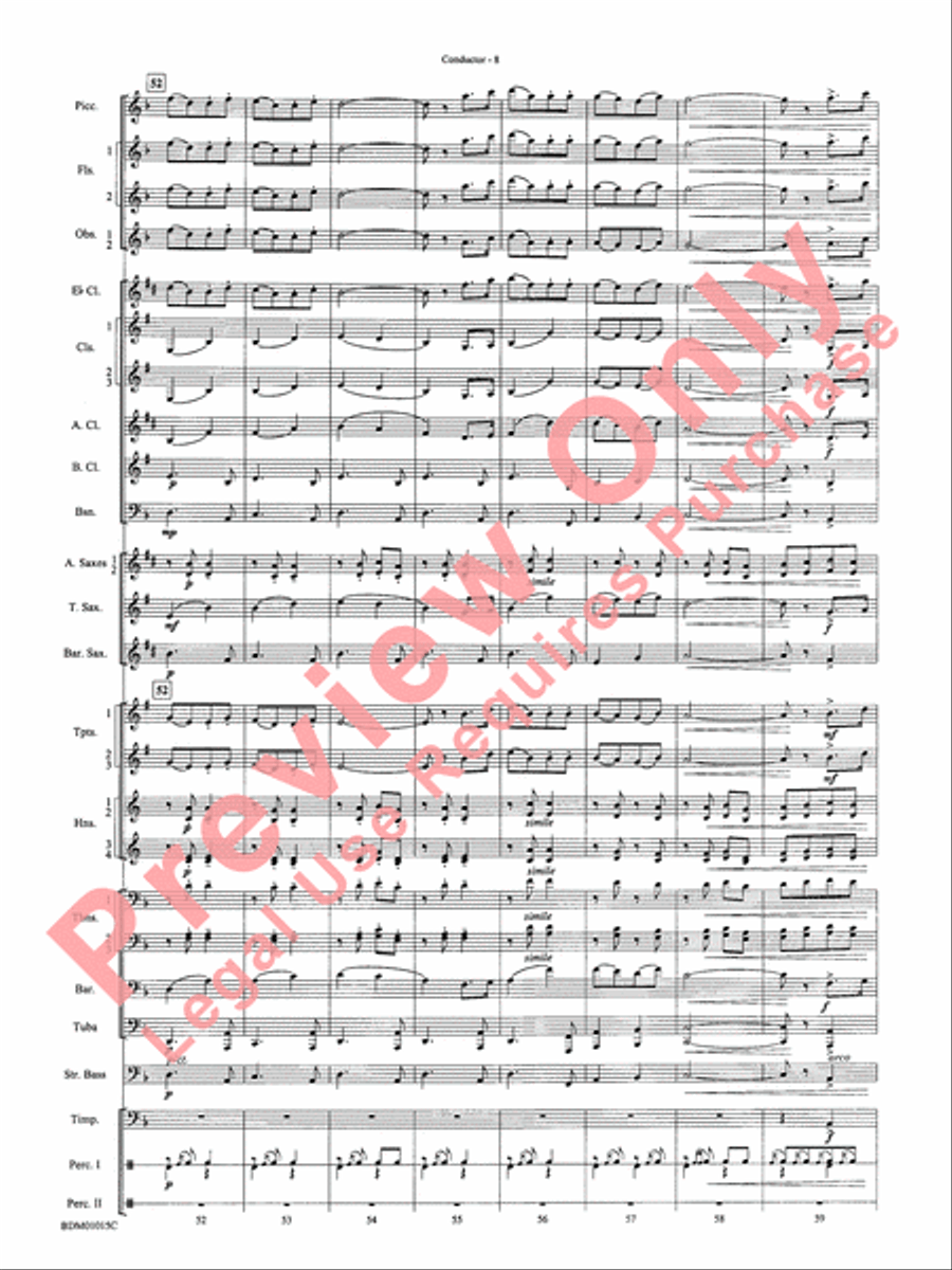 Brighton Beach Brighton Beach Concert Band scores gallery preview page 10