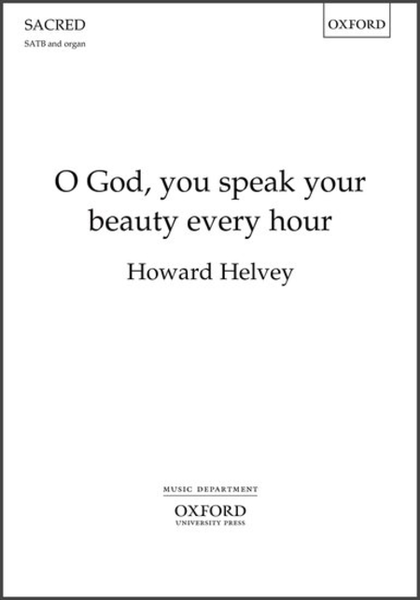 O God, you speak your beauty every hour image number null
