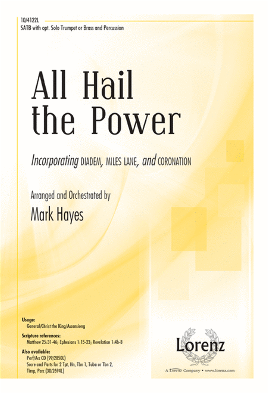 All Hail the Power 4-Part scores gallery preview page 1
