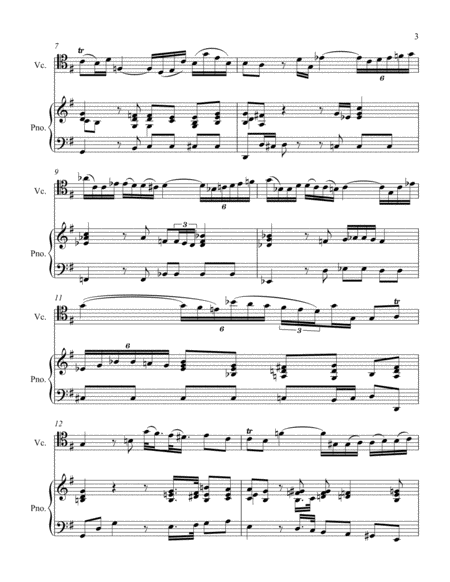 Cello Sonata in E Minor I. Adagio