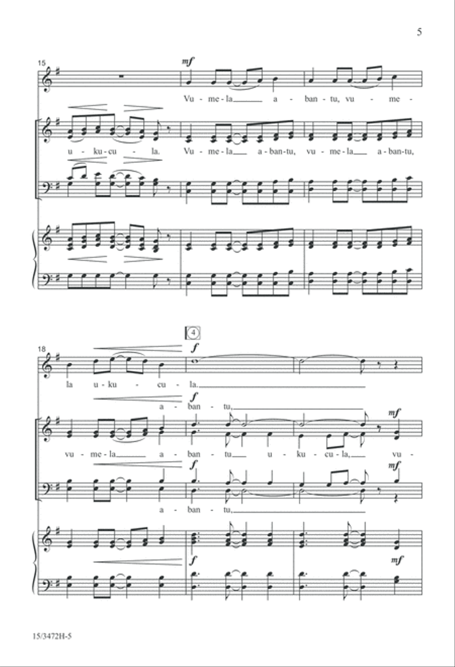 Masijabule 4-Part scores gallery preview page 5