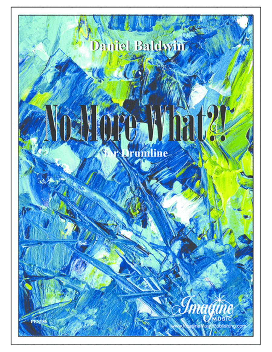 No More What?! No More What?! Percussion scores gallery preview page 2