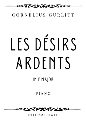 Book cover for Gurlitt - Les Désirs Ardents in F Major - Intermediate