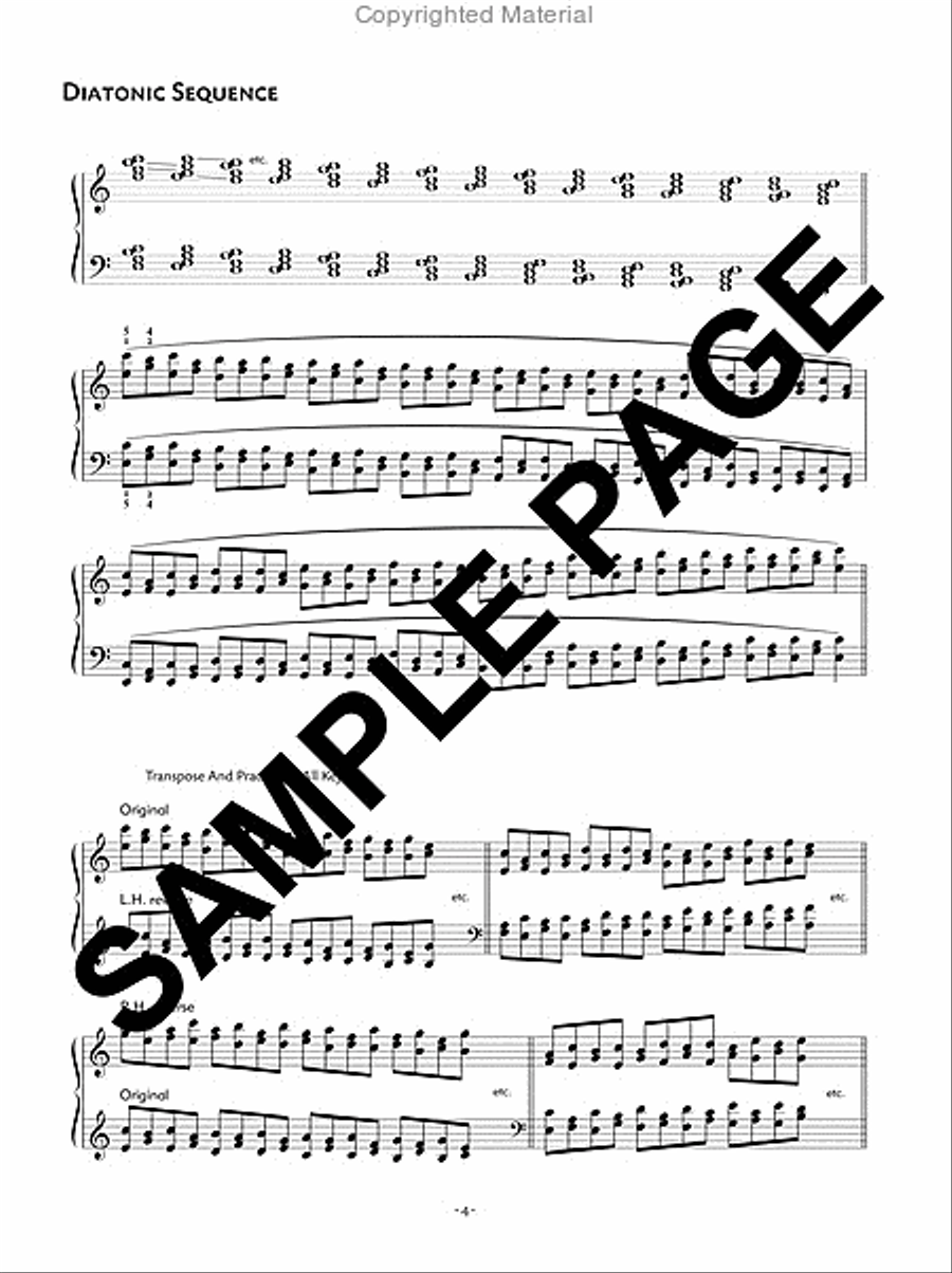 Harmonic Exercises for Piano Piano Method scores gallery preview page 2