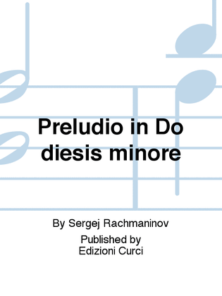 Book cover for Preludio in Do diesis minore