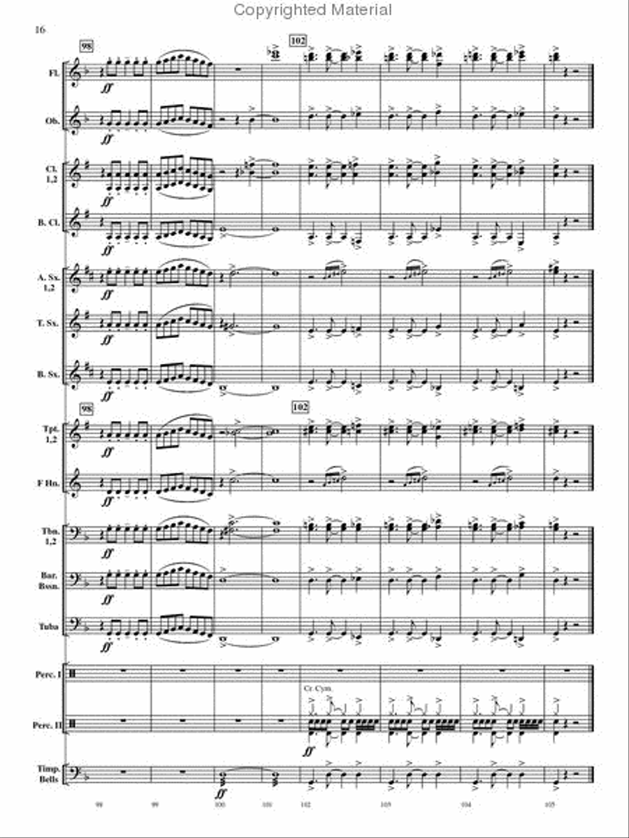 Rondo on a Modal Theme Rondo on a Modal Theme Concert Band scores gallery preview page 17