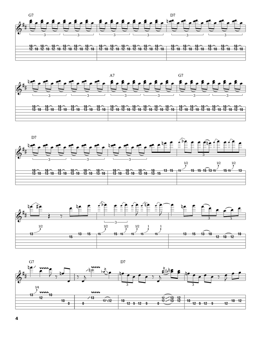 Frosty Frosty Acoustic Guitar scores gallery preview page 4