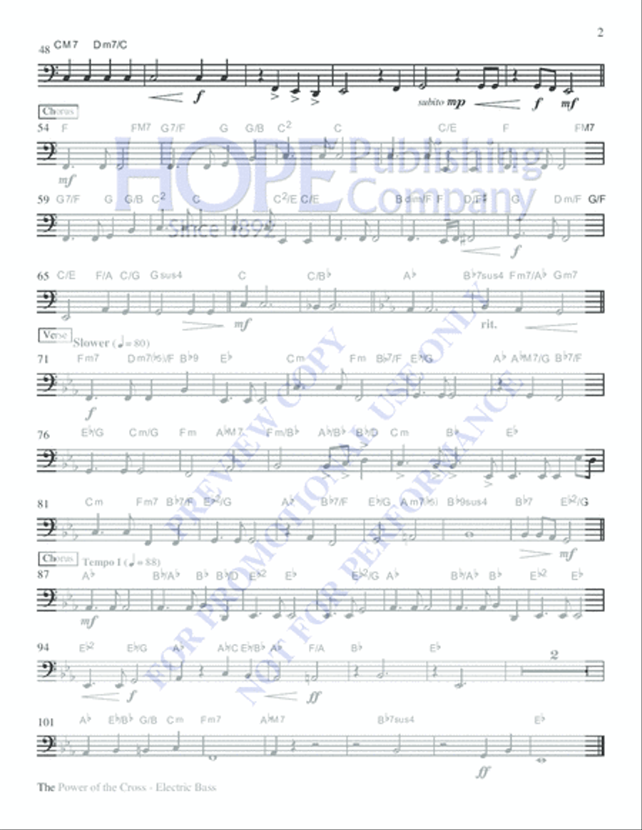 The Power of the Cross Choir scores gallery preview page 6