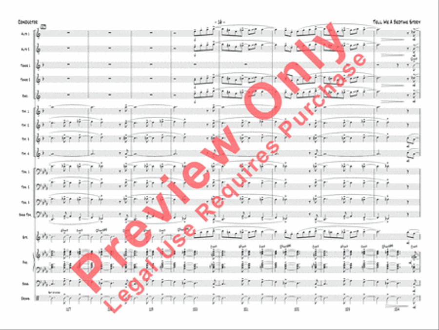 Tell Me a Bedtime Story Tell Me a Bedtime Story Jazz Ensemble scores gallery preview page 17