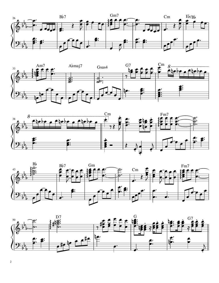 El Triste Piano Solo scores gallery preview page 2