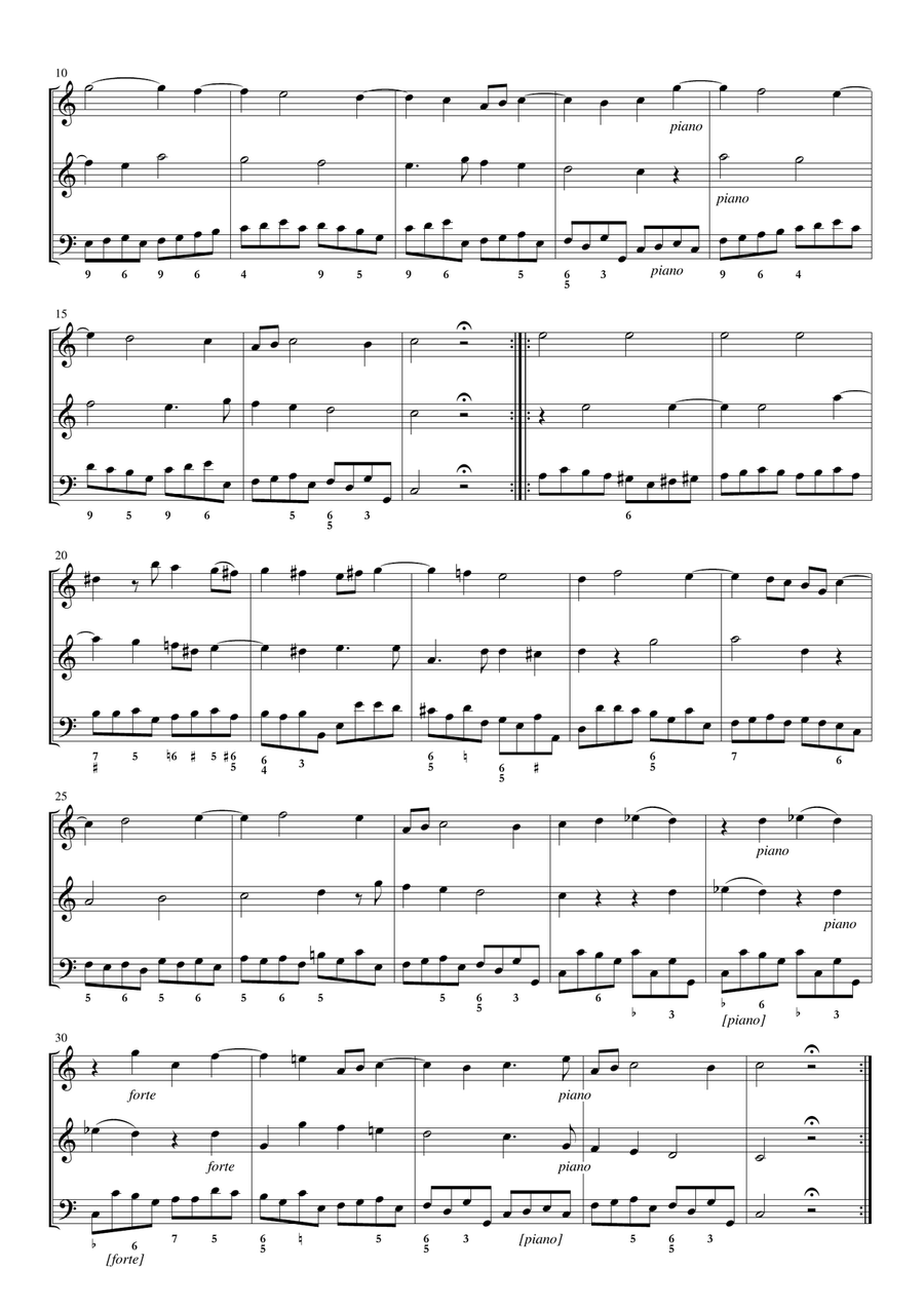 Corelli, Sonata op.4 n.1 in C major Small Ensemble scores gallery preview page 5