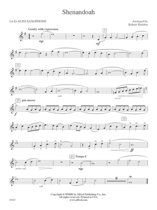 Shenandoah: E-flat Alto Saxophone