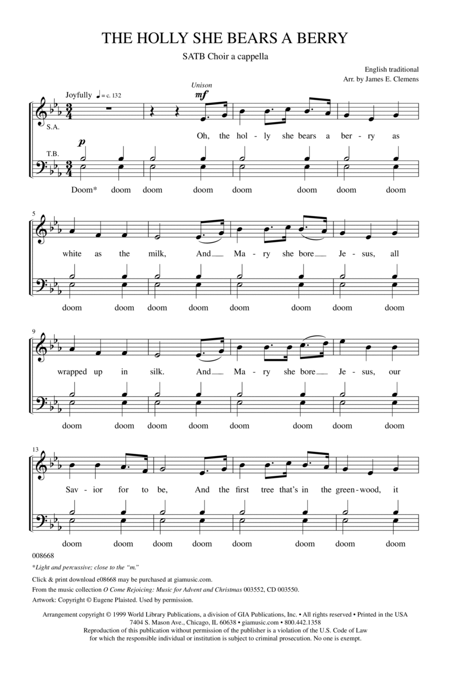 The Holly She Bears A Berry | Download Edition