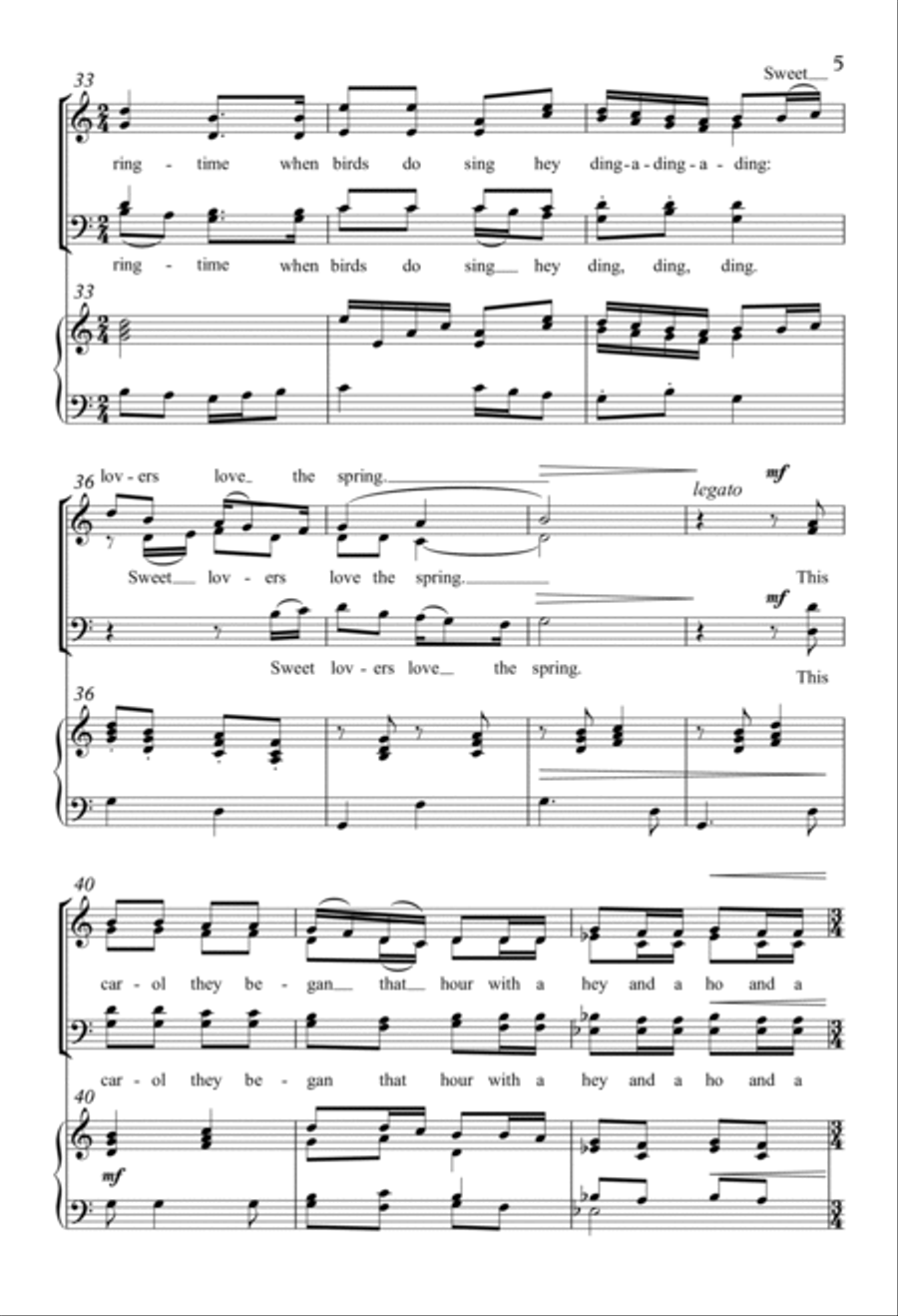 It was a Lover and His Lass 4-Part scores gallery preview page 4