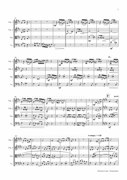 Allerbester Laune - German Polka - String Quartet image number null