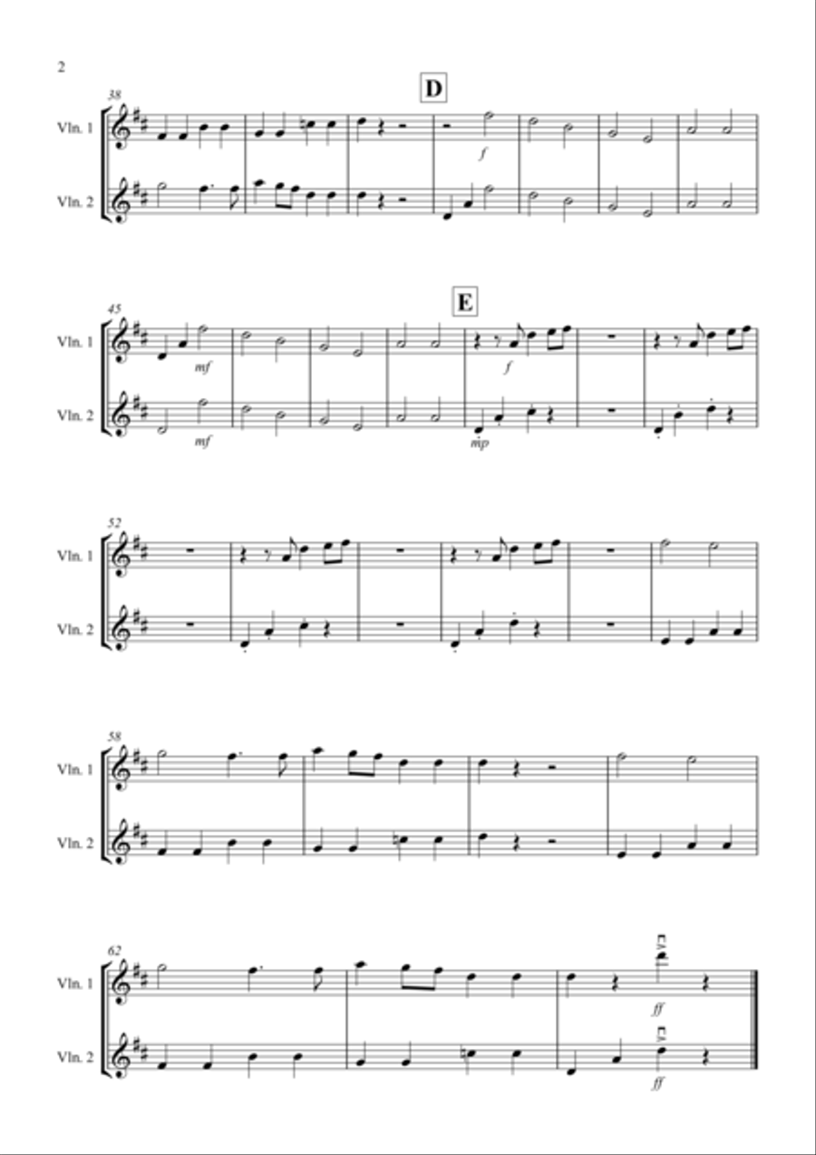 Wonderful Christmastime Wonderful Christmastime Violin Solo scores gallery preview page 2
