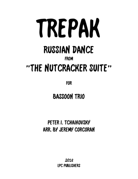 Trepak from The Nutcracker Suite for Three Bassoons image number null