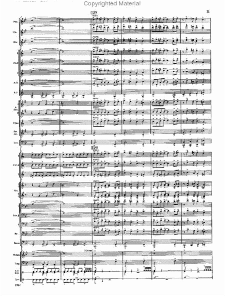 Novena Novena Concert Band scores gallery preview page 21