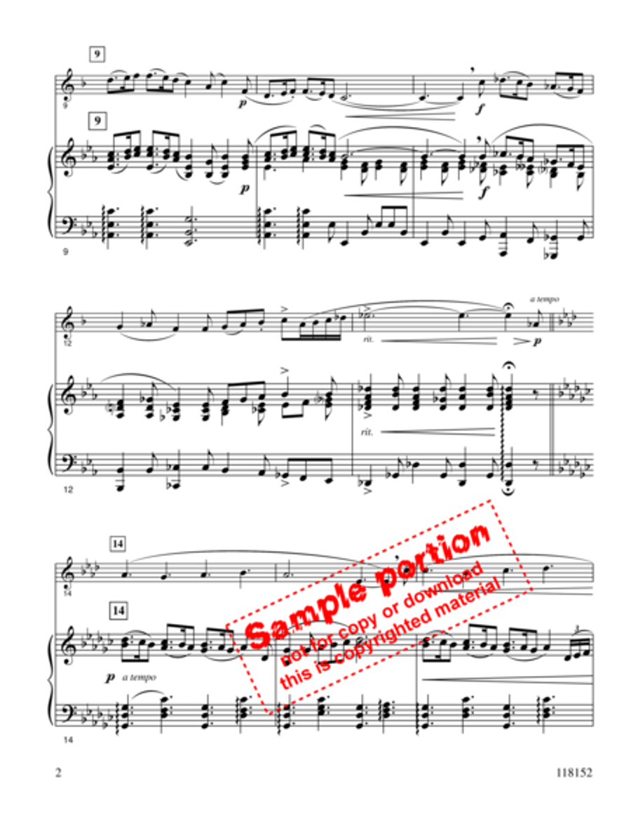 Gesu Bambino Clarinet Solo scores gallery preview page 3