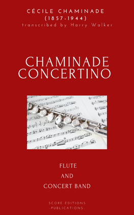 Book cover for Chaminade Flute Concertino