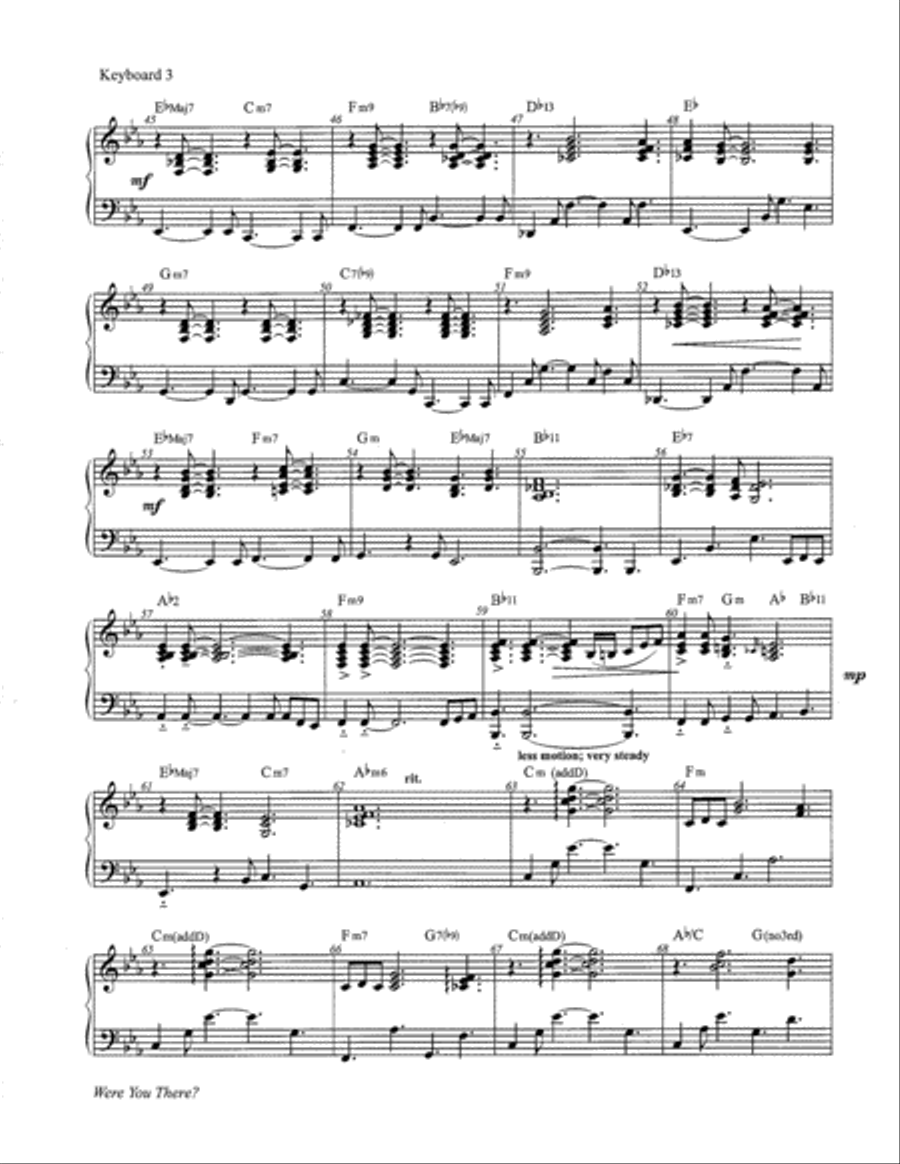 Were You There? Set of Parts scores gallery preview page 4