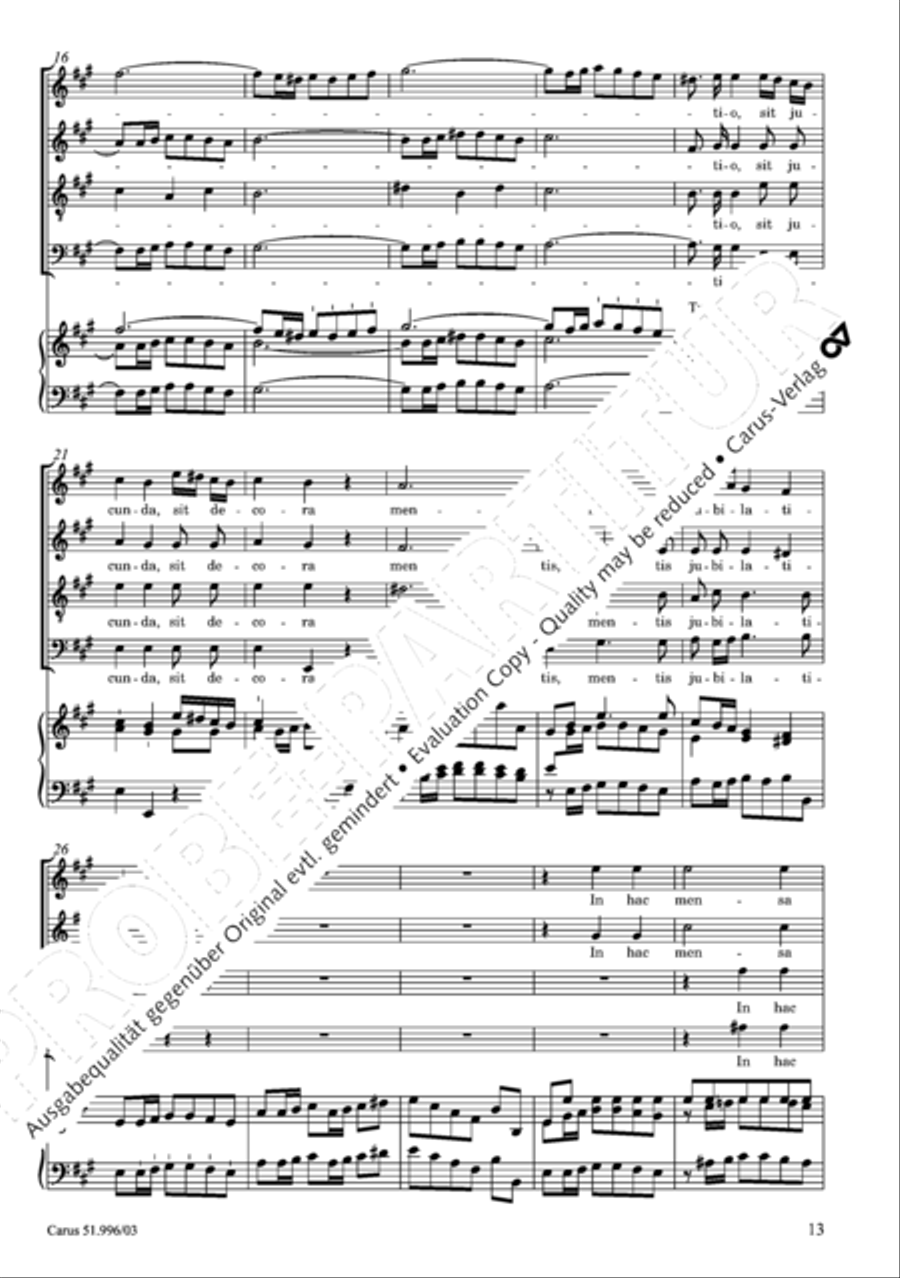 Responsoria de venerabili Sacramento 4-Part scores gallery preview page 14