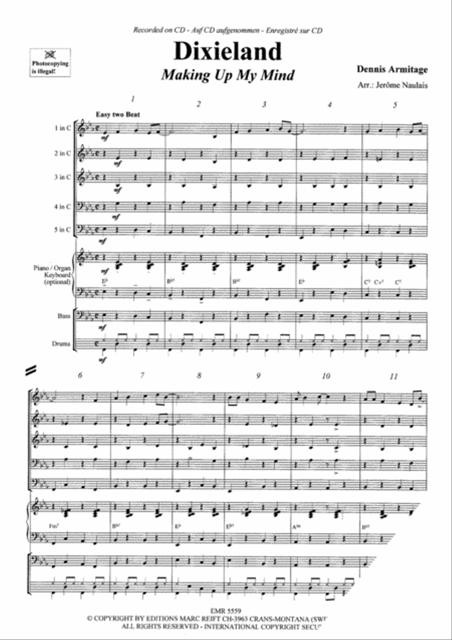 Dixieland Dixieland Concert Band scores gallery preview page 3